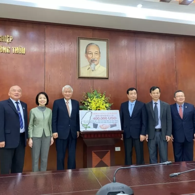 Đài Loan quyên tặng 400 nghìn USD cứu trợ lũ lụt miền Trung Việt Nam