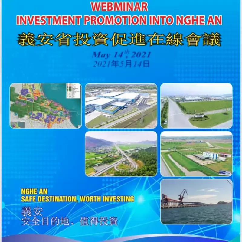 Hội thảo đầu tư tỉnh Nghệ An của Việt Nam năm 2021 (trực tuyến)