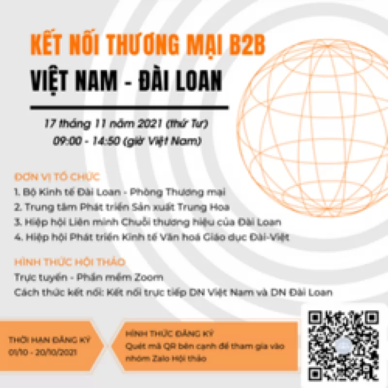 Hội Thảo Kết Nối Thương Mại B2B Việt Nam - Đài Loan
